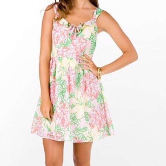 SOLD - EUC Lilly Pulitzer Mariposa print dress - Picture 7 of 7